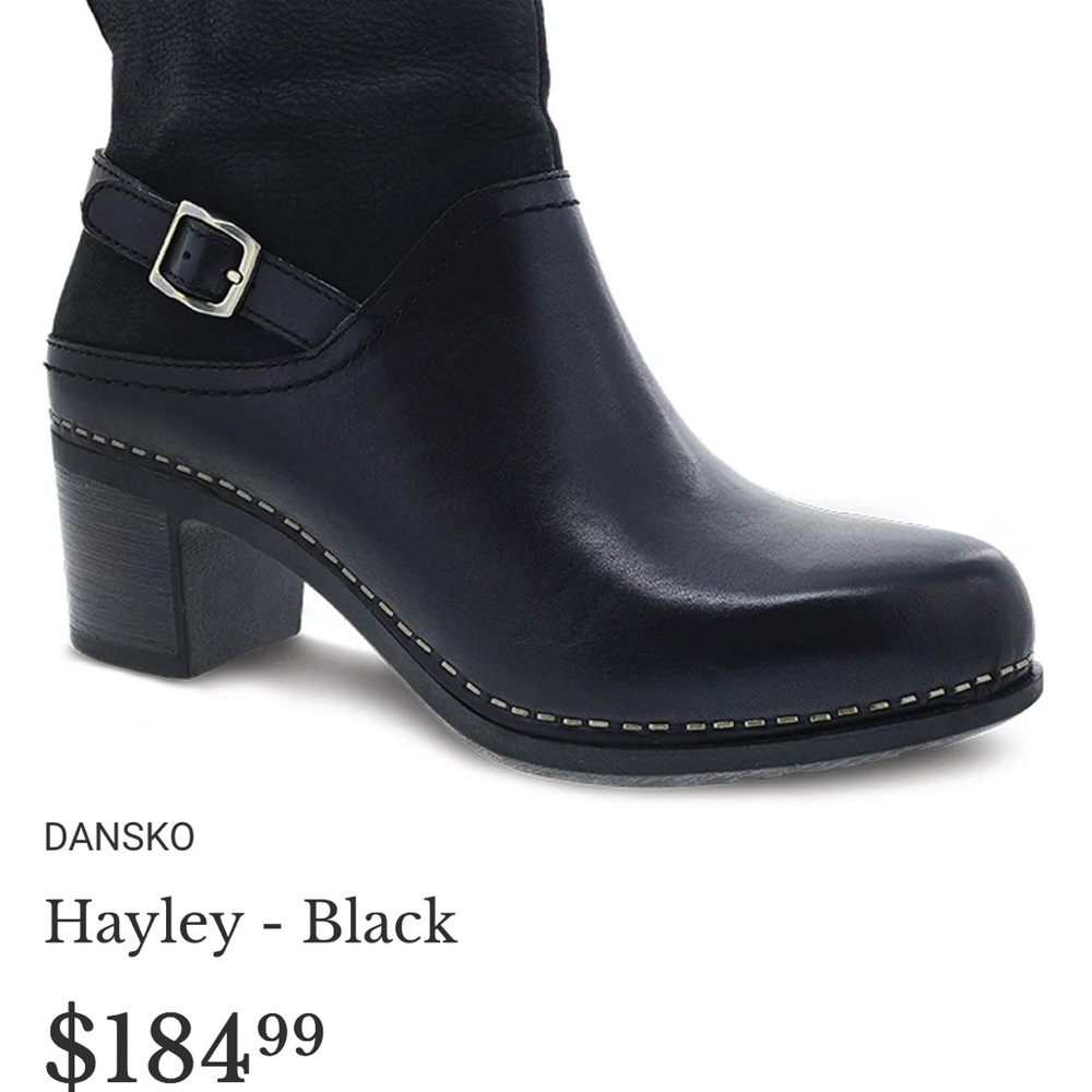 Dansko Black Mules with Classic Design